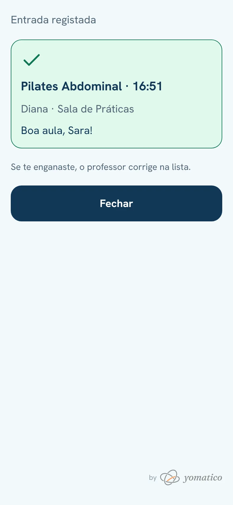 Ler o QR da entrada