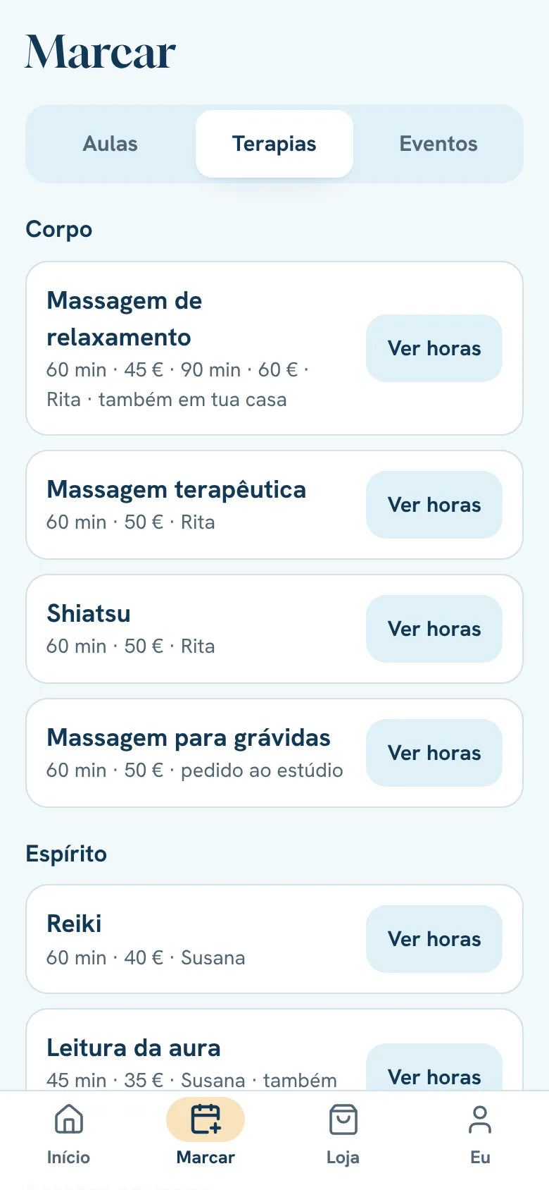 As terapias